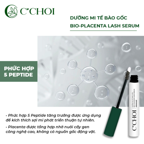 Duong Mi Te Bao Goc CChoi Bio Placenta Lash Serum 4
