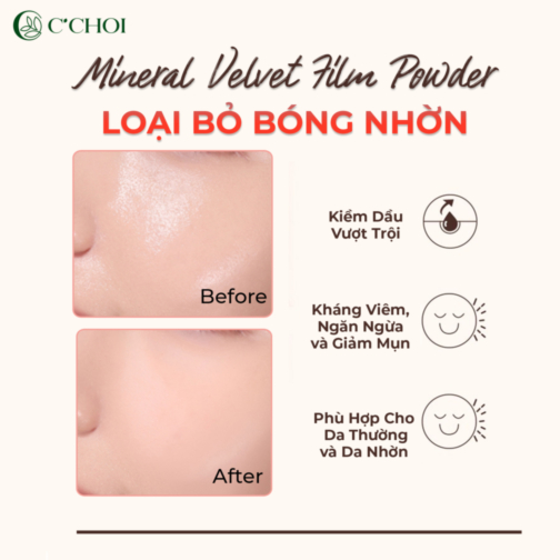 Phan Phu CChoi Mineral Velvet Film Powder For Oil Skin 2
