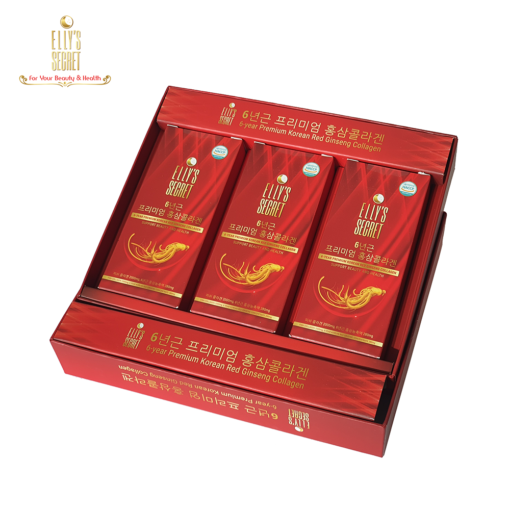 Hồng Sâm Collagen cao cấp Hàn Quốc-Elly’s Secret (30 gói/ hộp)