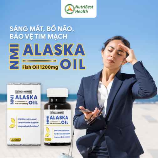 Thực phẩm hỗ trợ tim mạch NMI – ALASKA OIL NUTRIMED