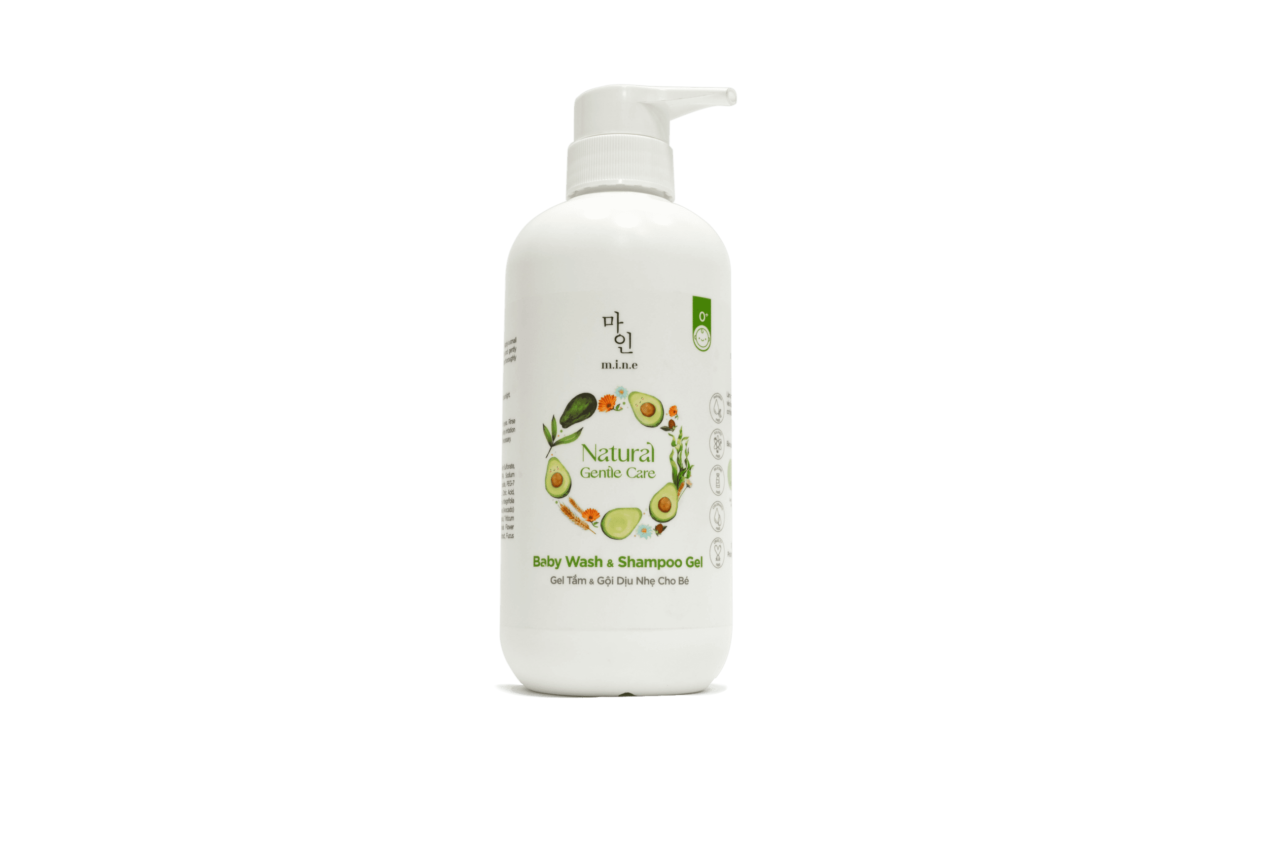 Gel tắm và gội dịu nhẹ hương phấn cho bé MINE – Baby Wash Shampoo Gel