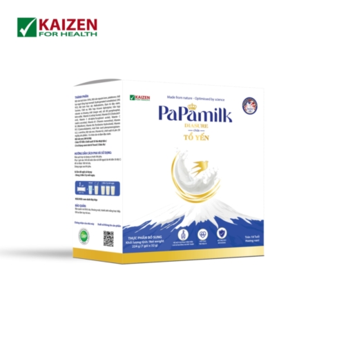 Sữa cho người tiểu đường PaPamilk Diasure chứa Tổ Yến - Hộp 7 gói (gói 32g)